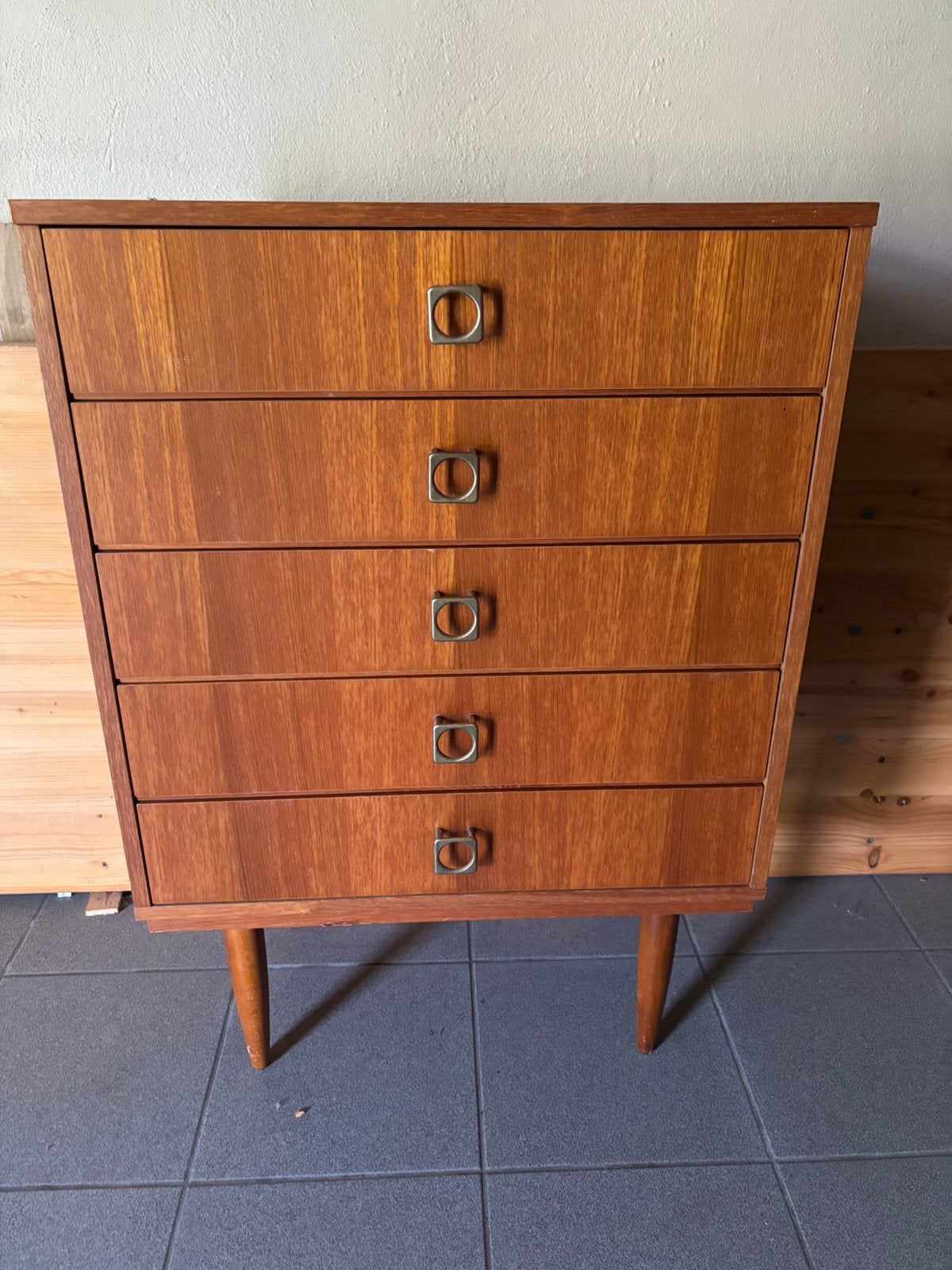 Retro kastje, Huis en Inrichting, Ophalen, Gebruikt, 5 laden of meer, 50 tot 100 cm