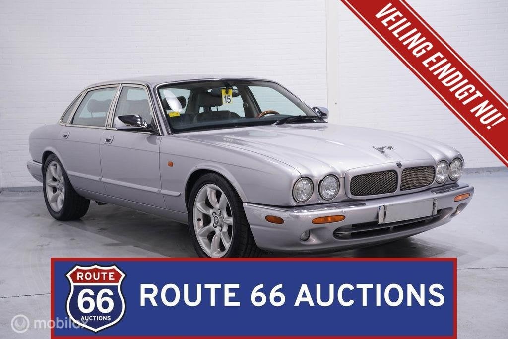 Jaguar XJR 4.0 V8 Supercharged | 2000 | Route 66 Auctions, Zwart, Bedrijf, Handgeschakeld, Overige carrosserie