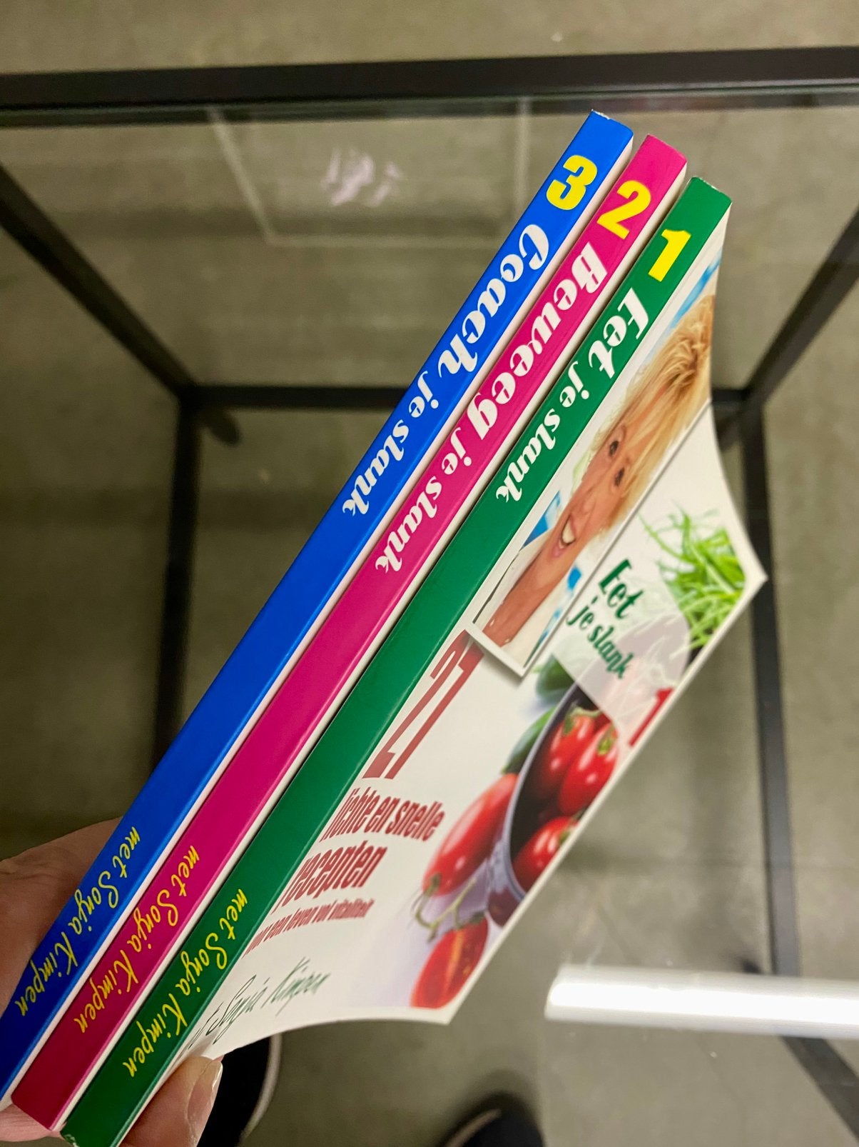 Kook- en fit- boeken Sonja Kimpen, Ophalen, Zo goed als nieuw