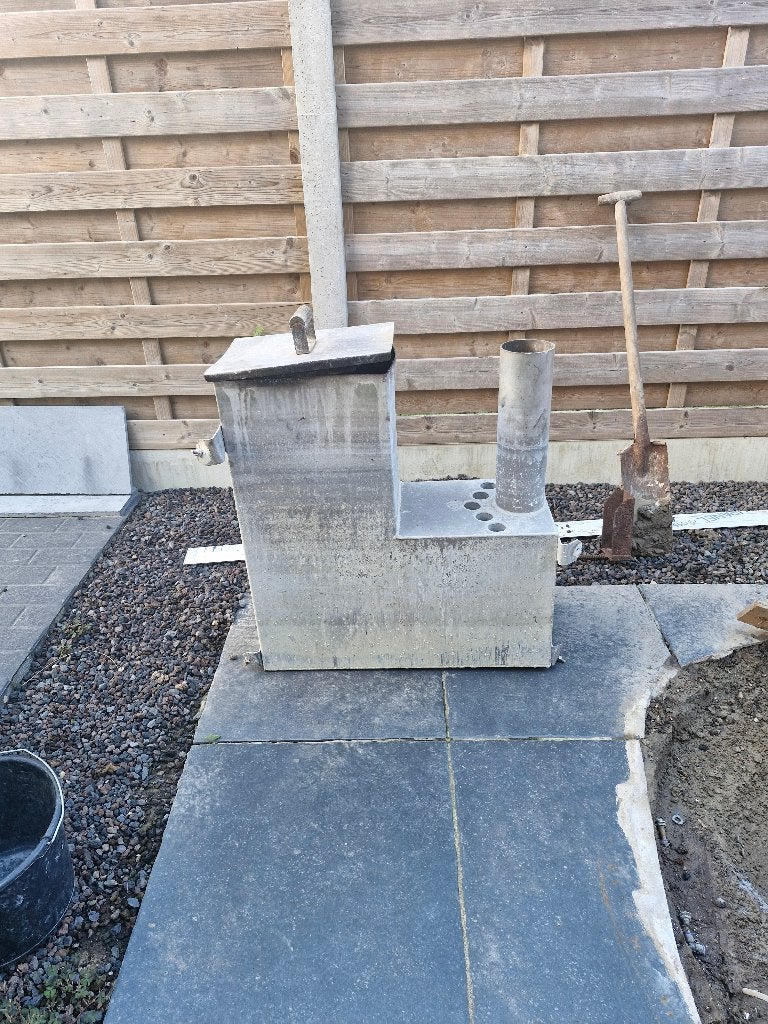 Interne kachel hottub, Tuin en Terras, Ophalen, Gebruikt, Vast
