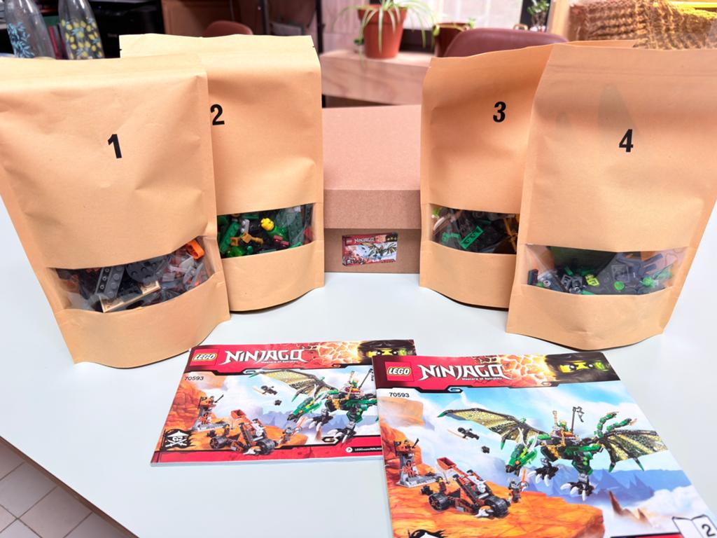 Lego Ninjago 70593 - volledig en uitgesorteerd, Gebruikt, Lego, Ophalen of Verzenden, Compleet
