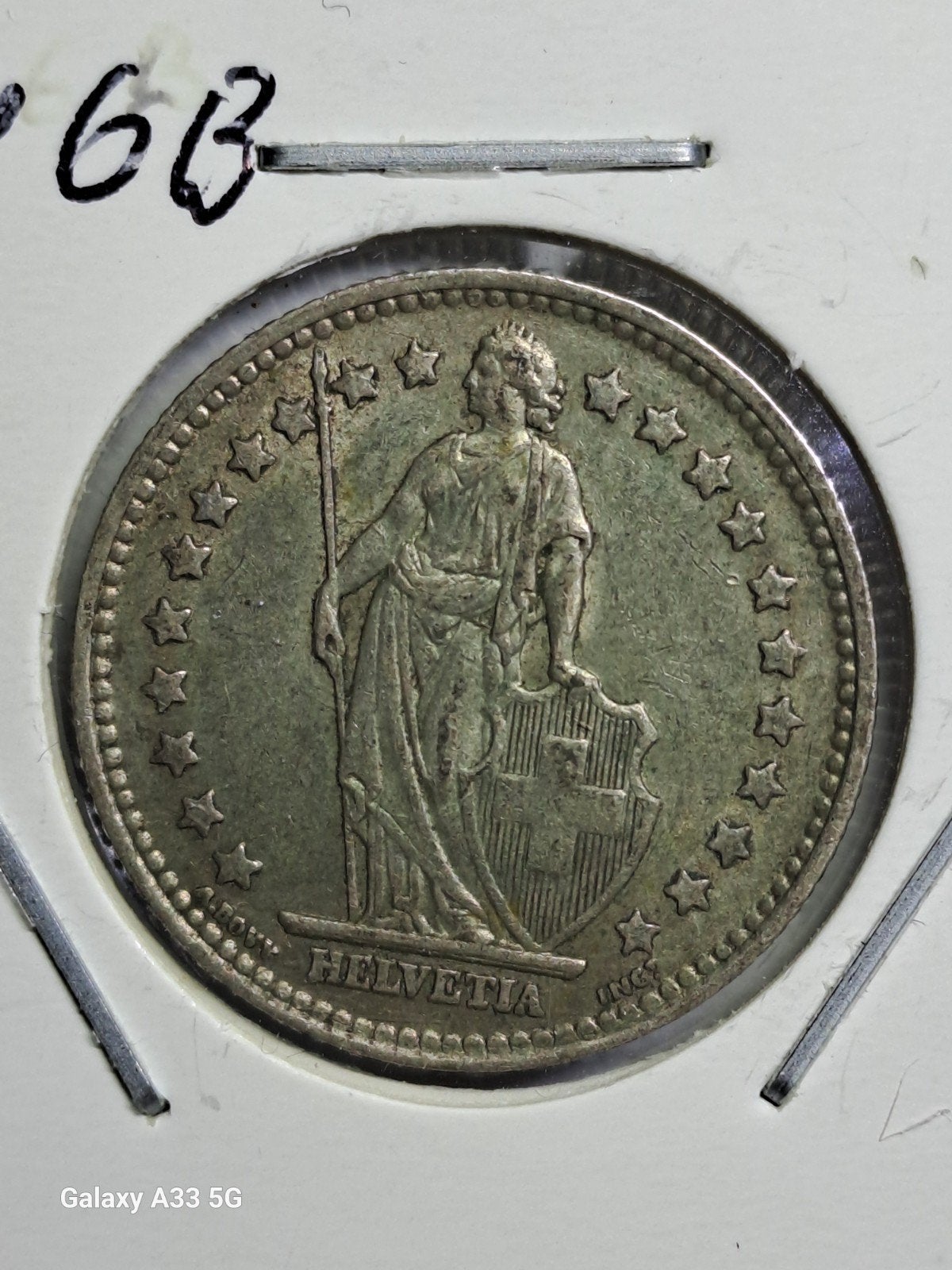 Suisse – 5 monnaies argent – 4x50 cts + 1 franc – Helvetia, Enlèvement ou Envoi, Argent, Monnaie en vrac, Argent
