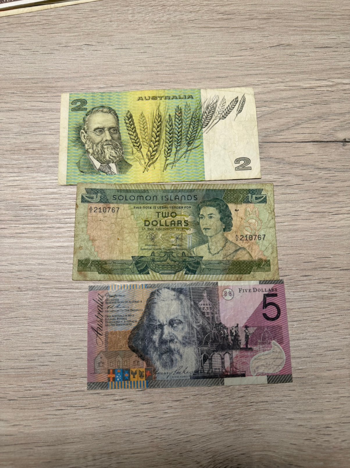 Lot de billets d'Océanie, Timbres & Monnaies, Billets de banque | Asie, Enlèvement ou Envoi, Série