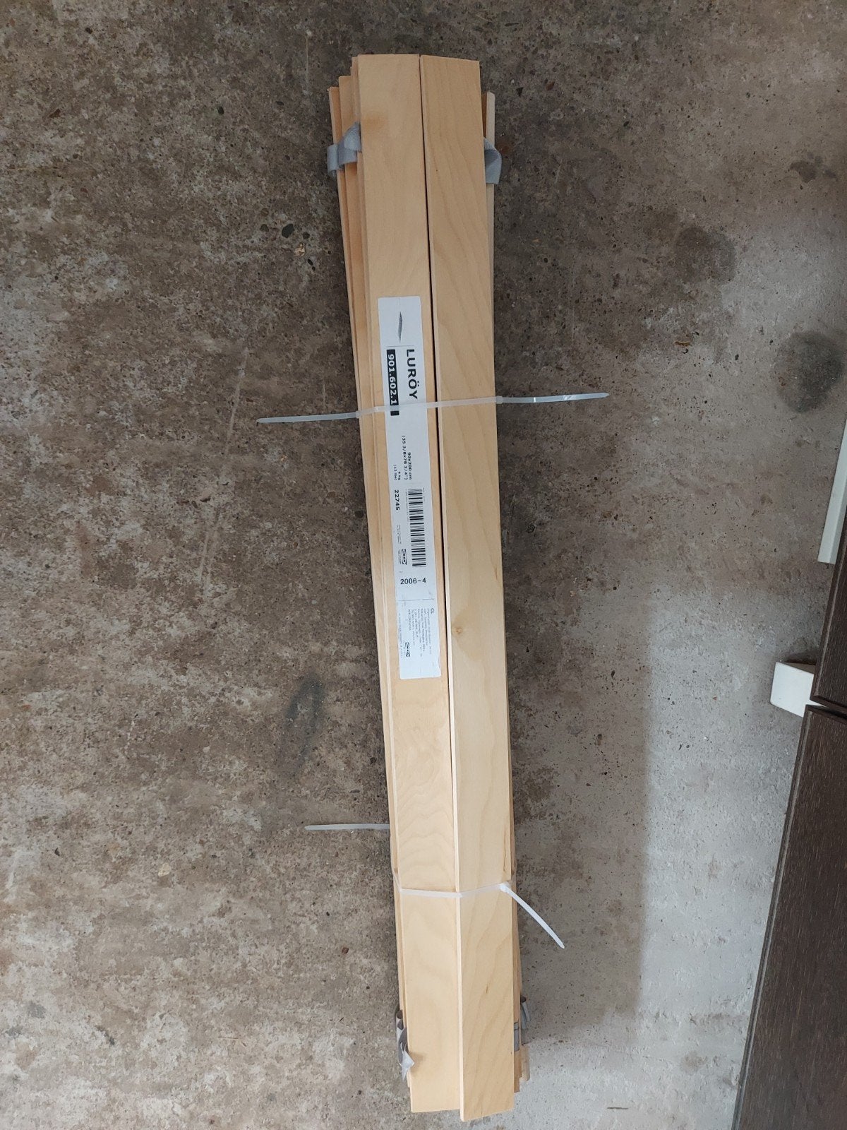 lattenbodem ikea oprolbaar nieuw, Ophalen, 90 cm, Bruin, Nieuw