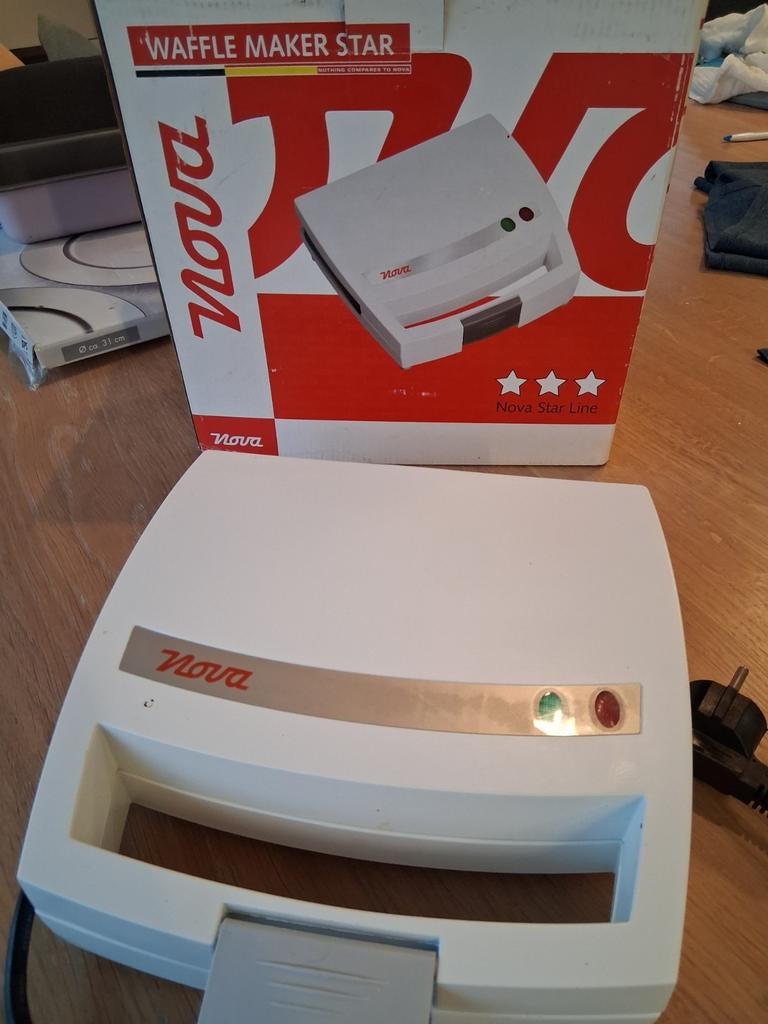 Nova wafelijzer, Ophalen