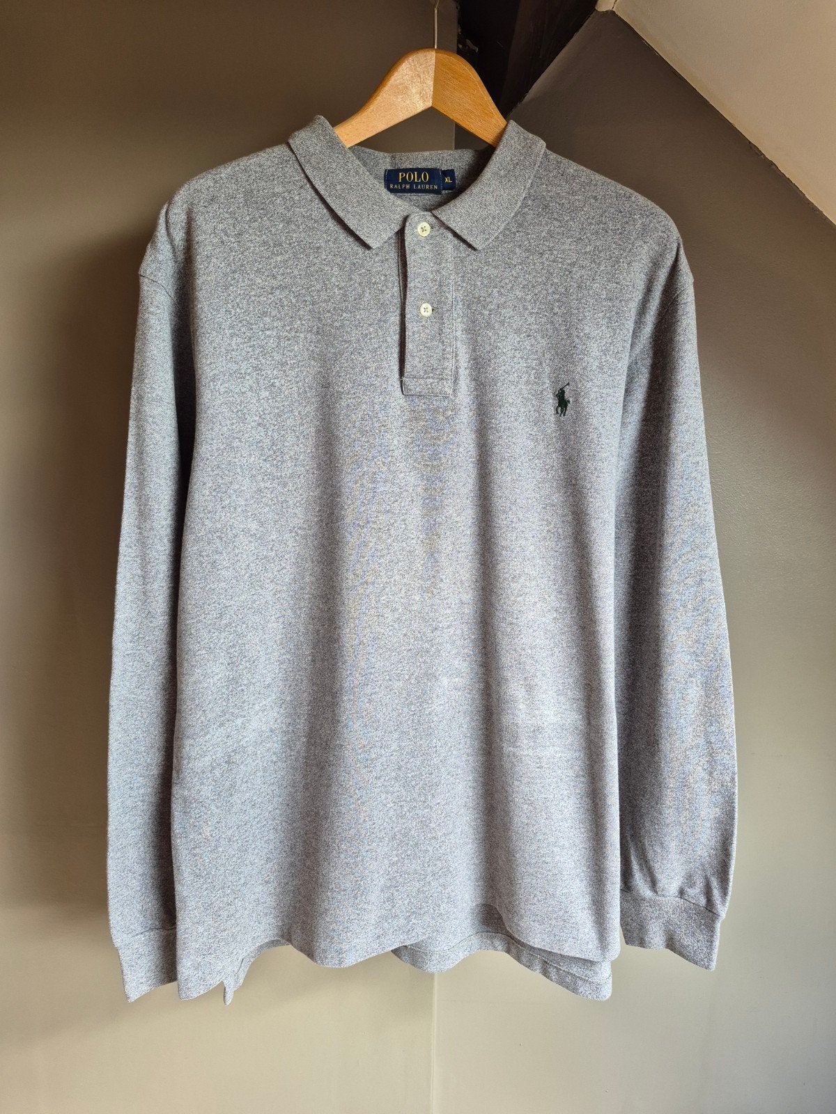 Polo Ralph Lauren grijs poloshirt voor heren, maat XL, Kleding | Heren, Polo's, Ophalen of Verzenden, Grijs