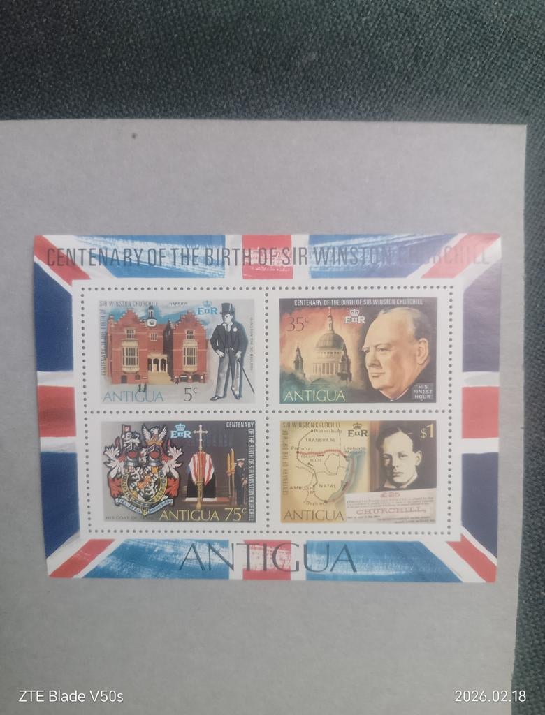 Postzegels Churchill, Ophalen of Verzenden