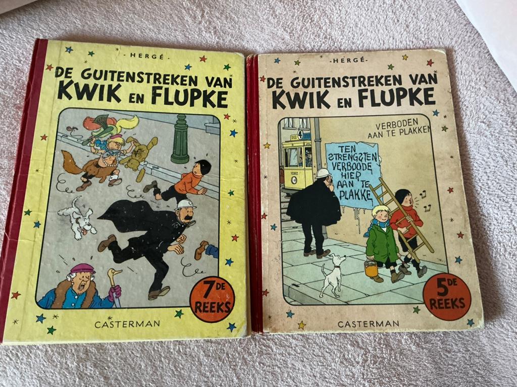 Kwik en Flupke 5e & 7e reeks, Boeken, Sprookjes en Fabels, Ophalen of Verzenden, Zo goed als nieuw