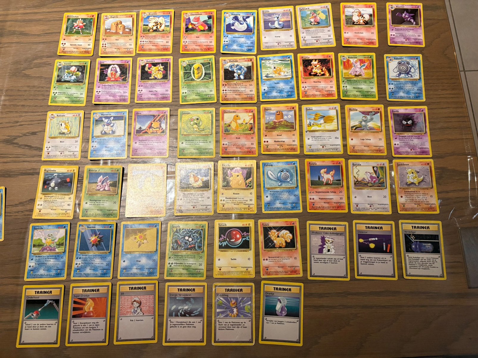 Pokemon NL base set, Ophalen of Verzenden, Gebruikt, Meerdere kaarten