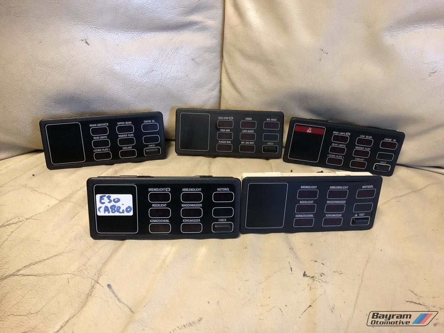Bmw E30 check controll unit boordcomputer 325i 320i 3-serie, -, Utilisé, -, Enlèvement ou Envoi