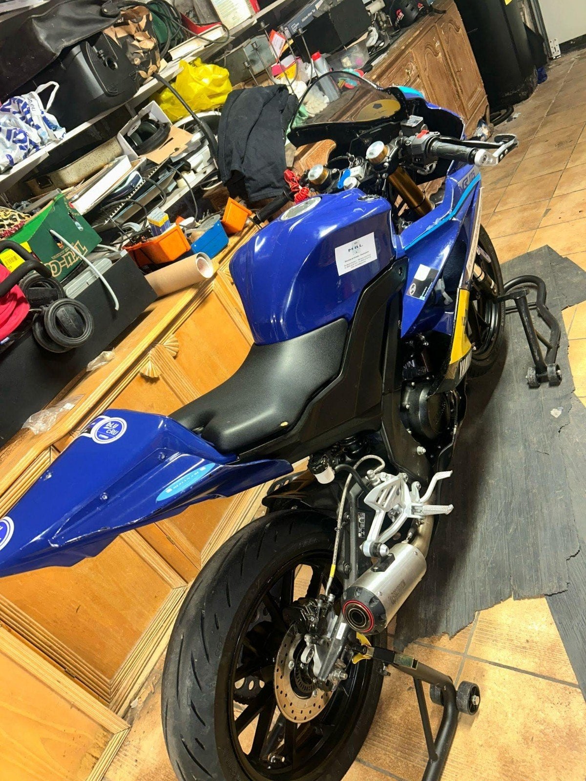 Moto Yamaha 125cc Compétition, Enlèvement, Révisé