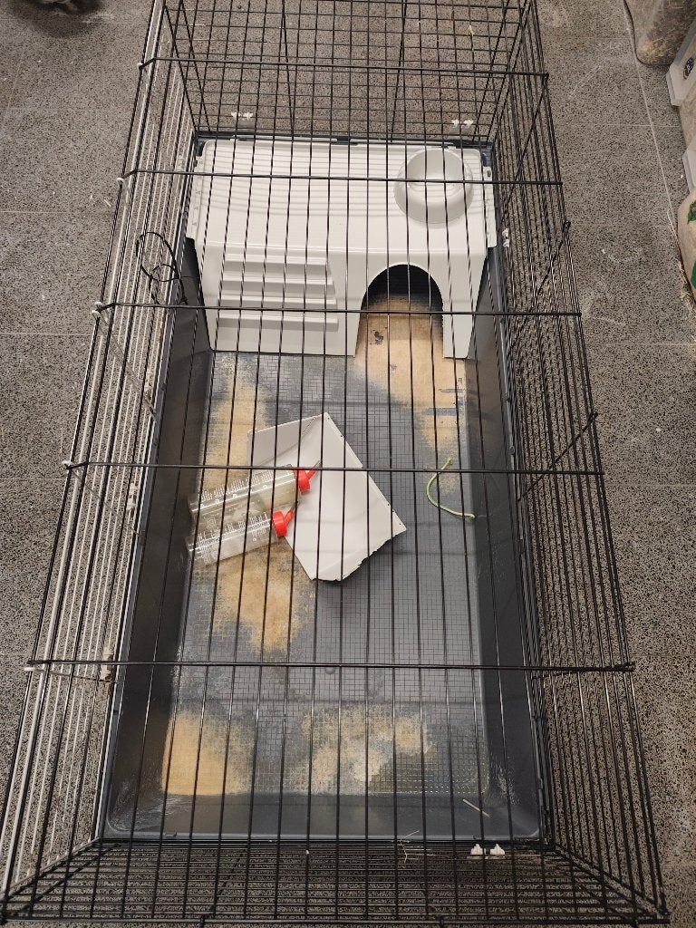 Konijnen kooi, Dieren en Toebehoren, Ophalen, Gebruikt, Kooi, Konijn