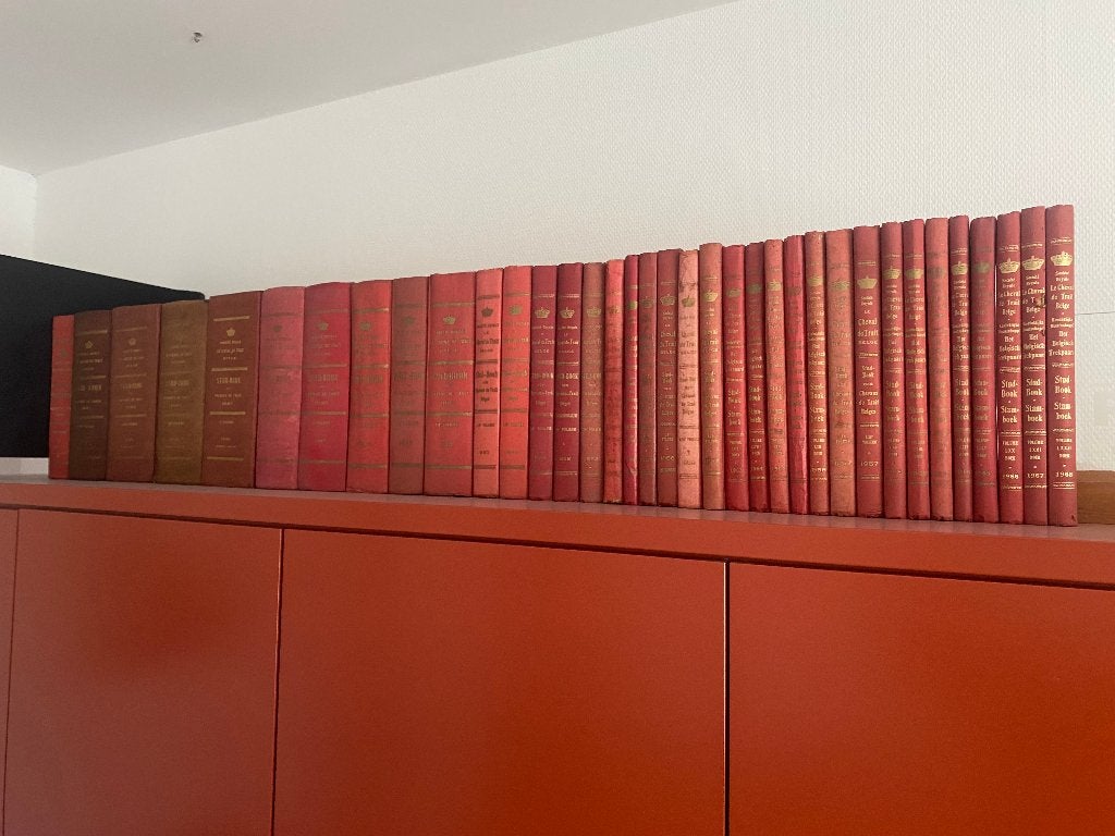 stamboeken Belgisch Trekpaard, Met stamboom