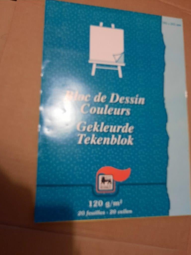 nieuwe gekleurde tekenblok a4, Hobby & Loisirs créatifs, Dessin, Enlèvement ou Envoi, Neuf