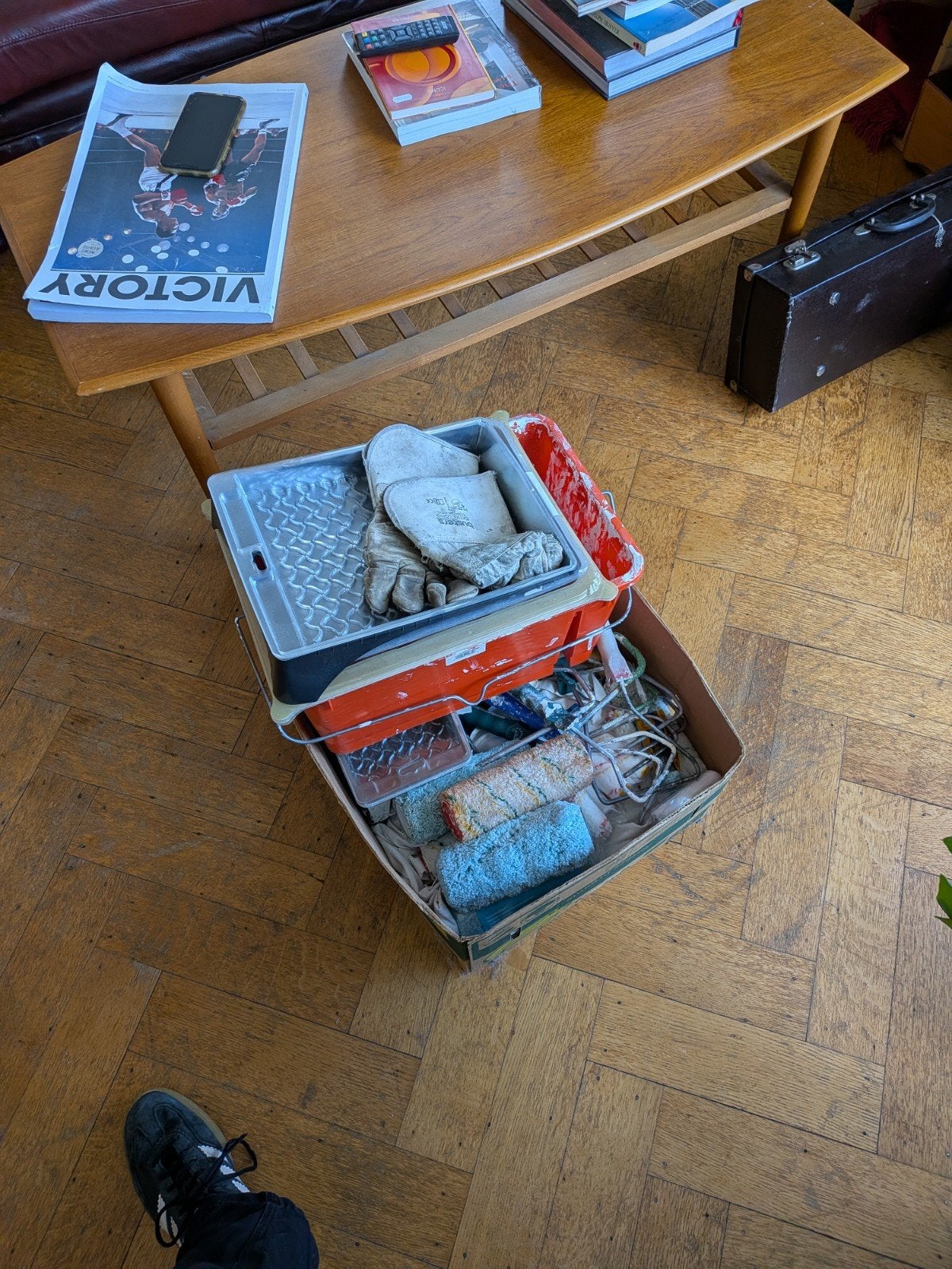 schilder spullen, Ophalen, Gebruikt