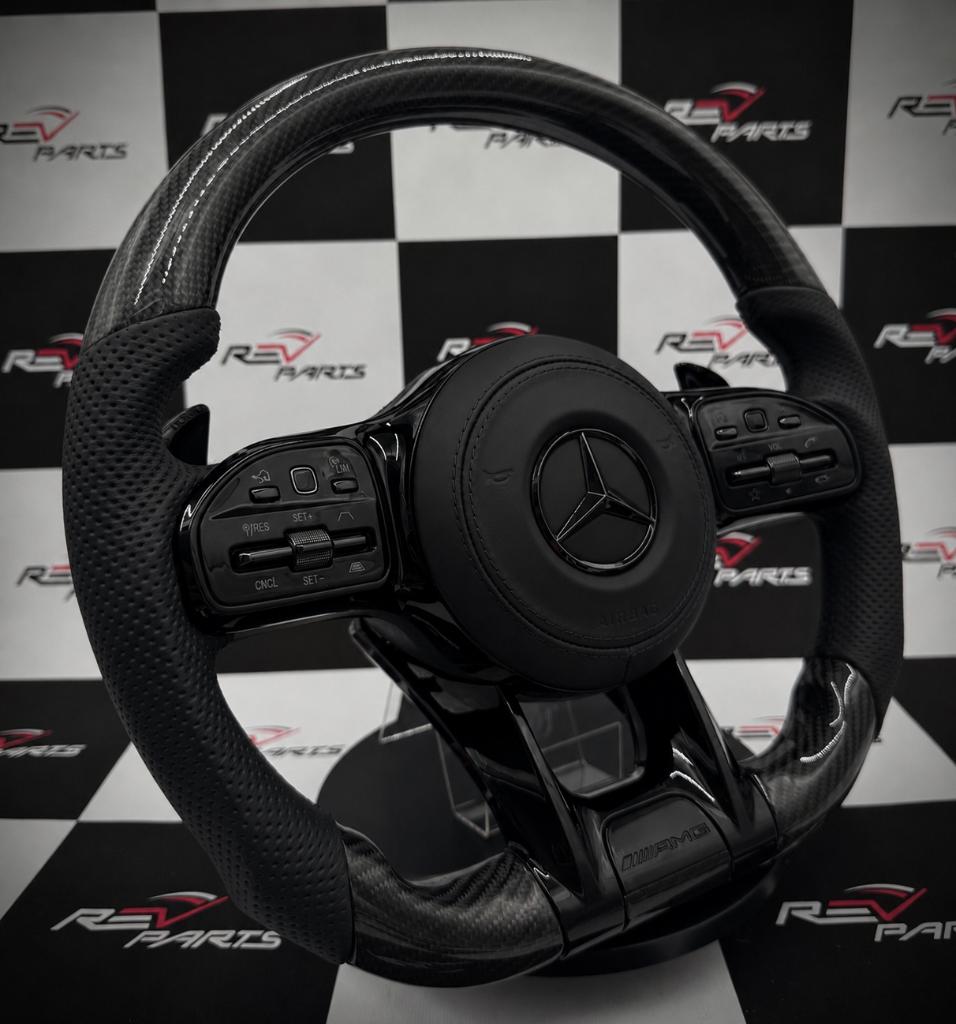 Mercedes black on black amg stuur compleet upgrade, Auto-onderdelen, Ophalen of Verzenden, Nieuw, Mercedes-Benz