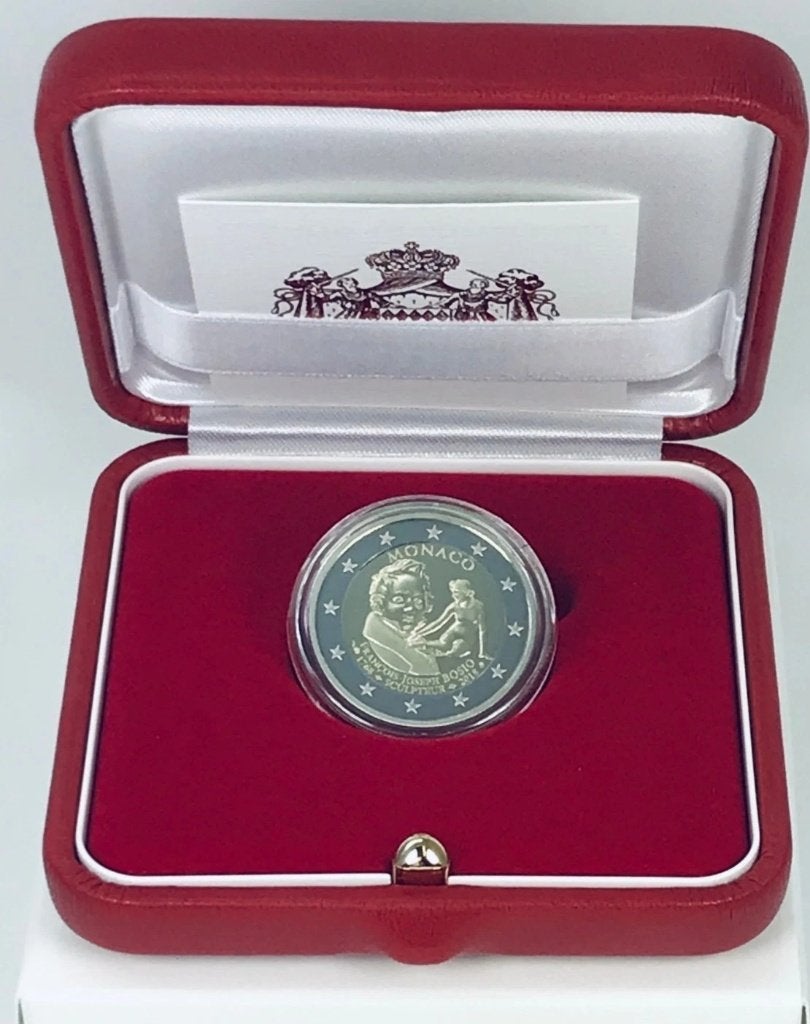2 euromunt Monaco 2018, Ophalen, Monaco, 2 euro, Setje