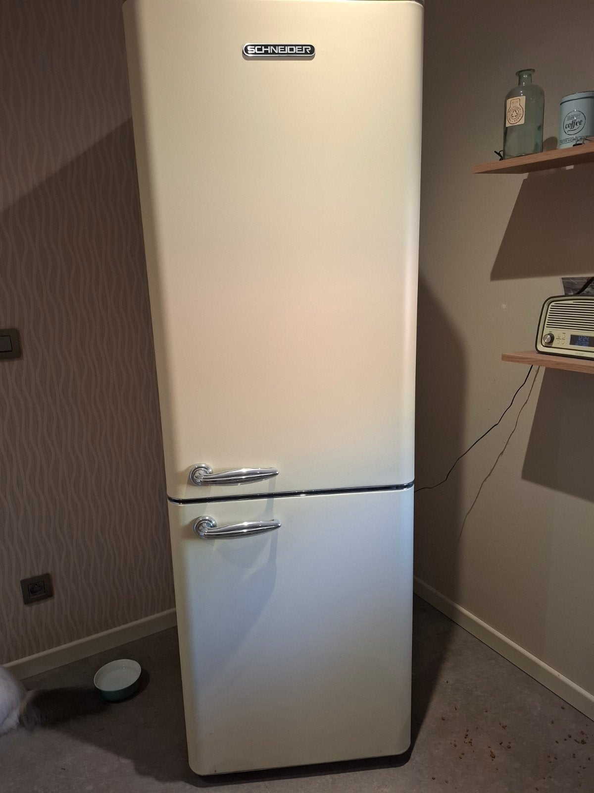 Schneider combi koelkast diepvries., Elektronische apparatuur, Koelkasten en IJskasten, Ophalen