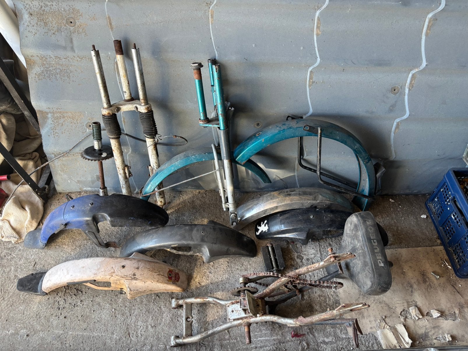 Lot de pieces 103, Vélos & Vélomoteurs, Enlèvement, Comme neuf