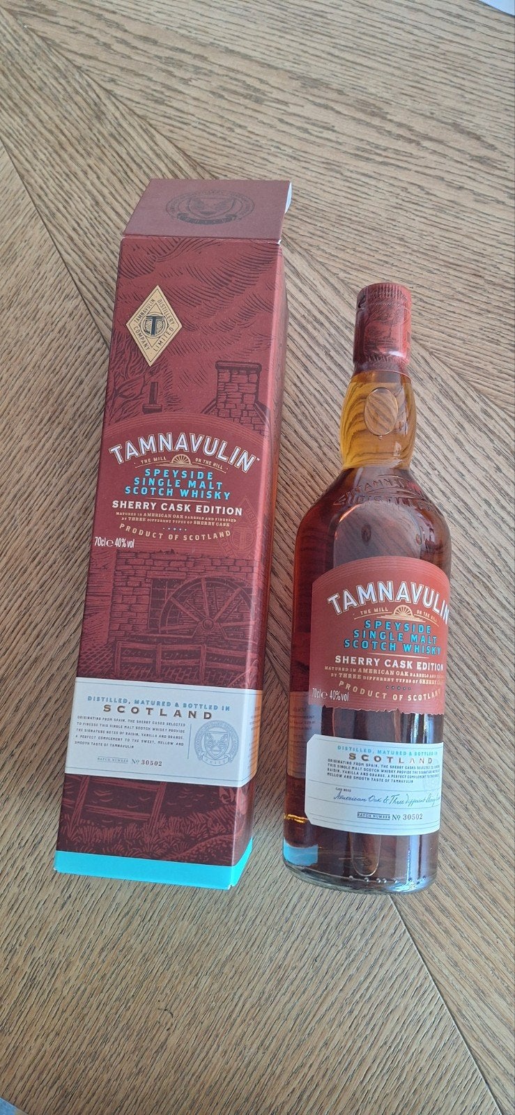 Tamnavulin Speyside Single Malt Scotch Whisky Sherry Cask Ed, Enlèvement