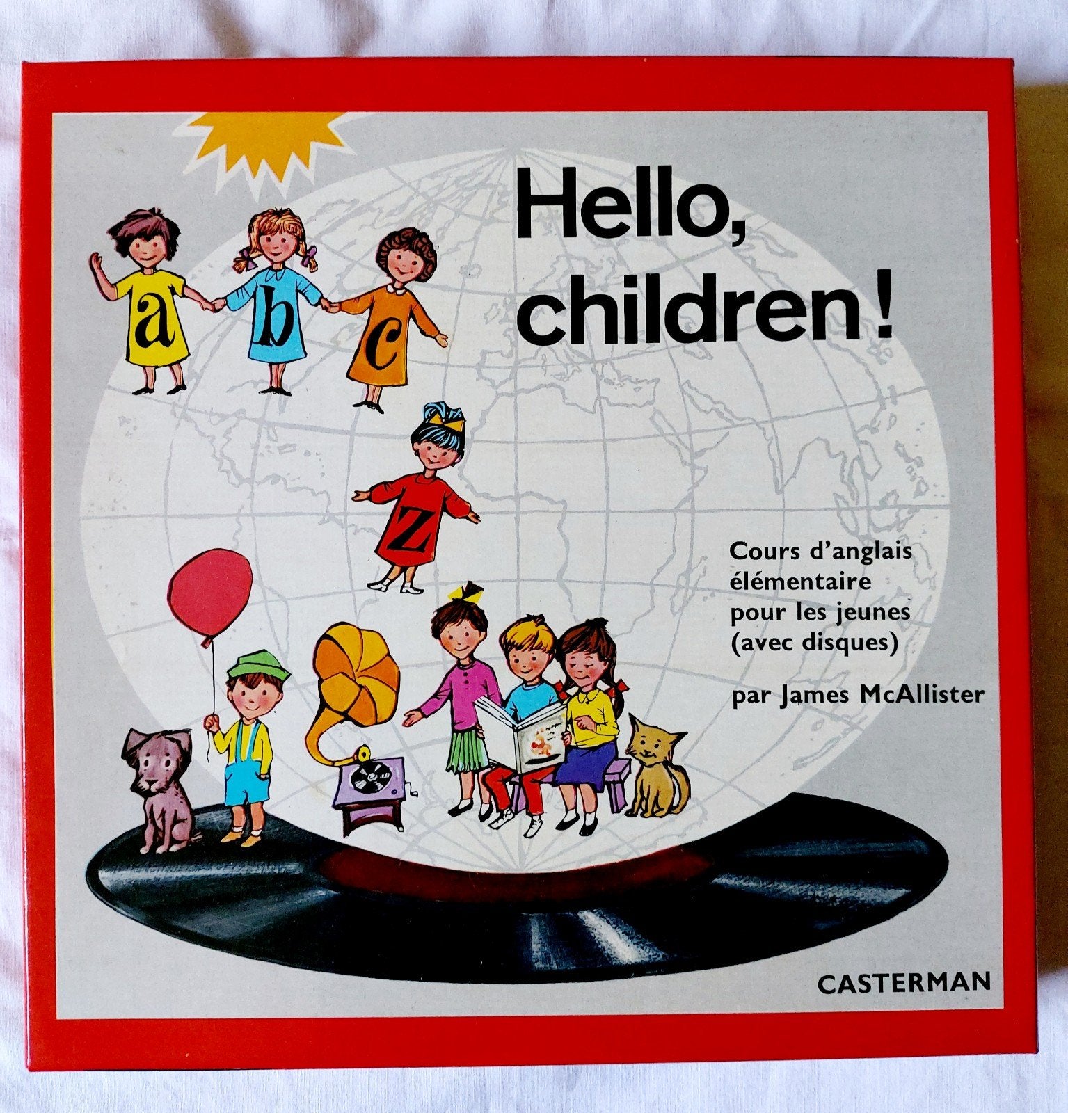 Hello Children, cours d'anglais, ed. Casterman, Envoi, Comme neuf