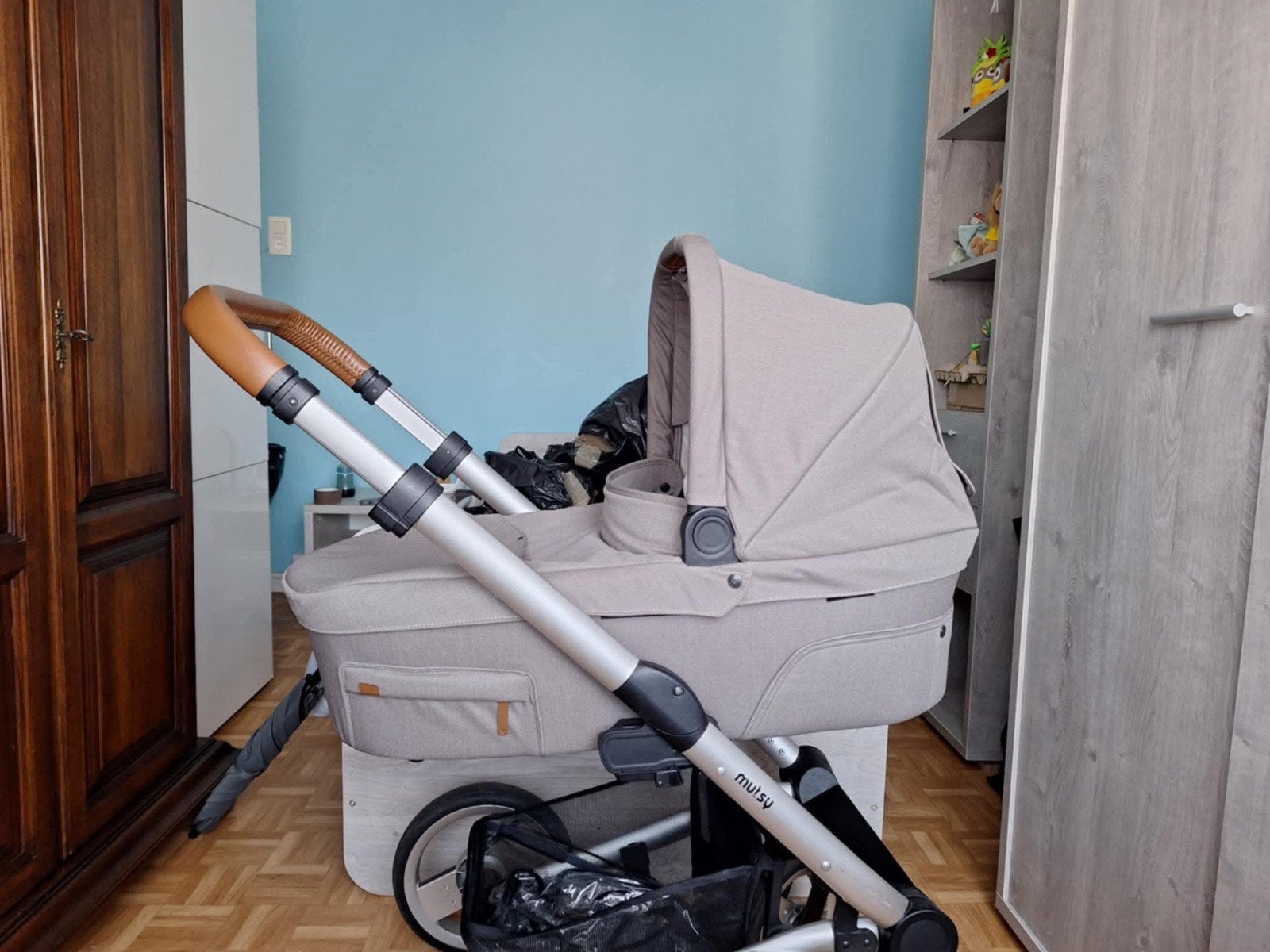 Buggy Mutsy Nio, Kinderen en Baby's, Kinderwagens en Combinaties, Gebruikt, Mutsy, Verstelbare duwstang, Ophalen