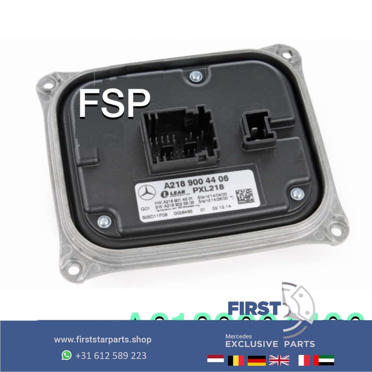 A2189004406 LED koplampmodule W218 X218 ORIGINEEL Mercedes L, Utilisé, -, -, Enlèvement ou Envoi