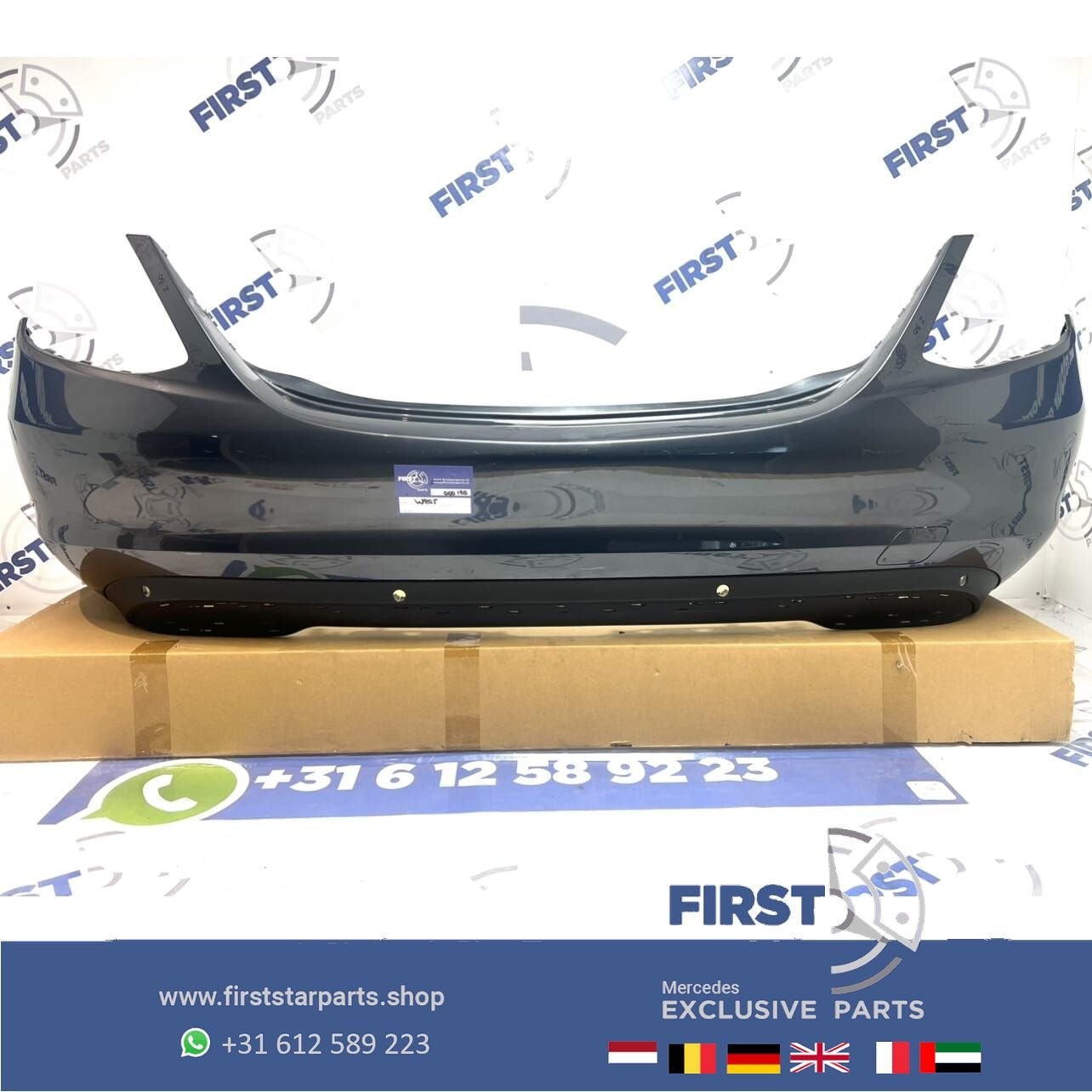 W205 BUMPER C KLASSE ACHTERBUMPER ELEGANCE + DIFFUSER ORIGIN, Gebruikt, -, Ophalen of Verzenden, Achter