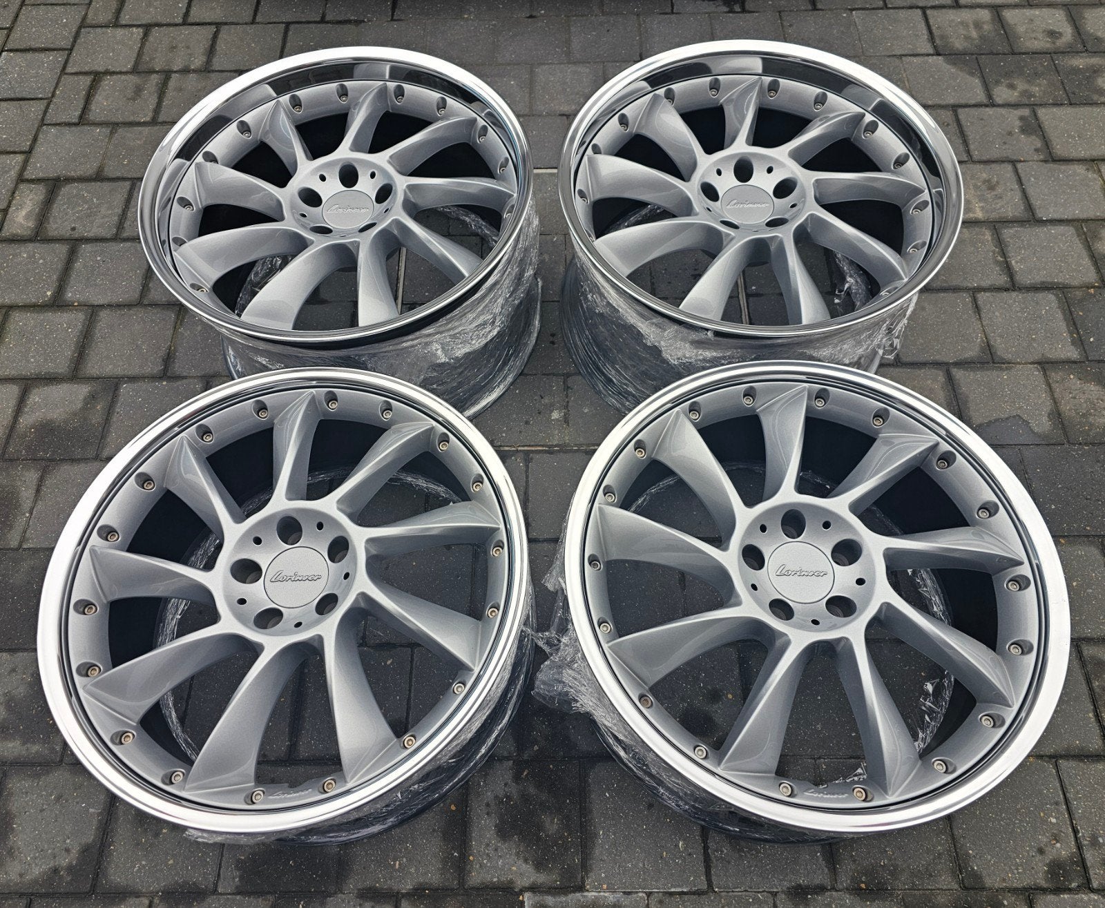 20" Lorinser LM6 - Turbine - 5x112 Mercedes SL CL, Auto-onderdelen, Ophalen, Nieuw, 20 inch, Velg(en)