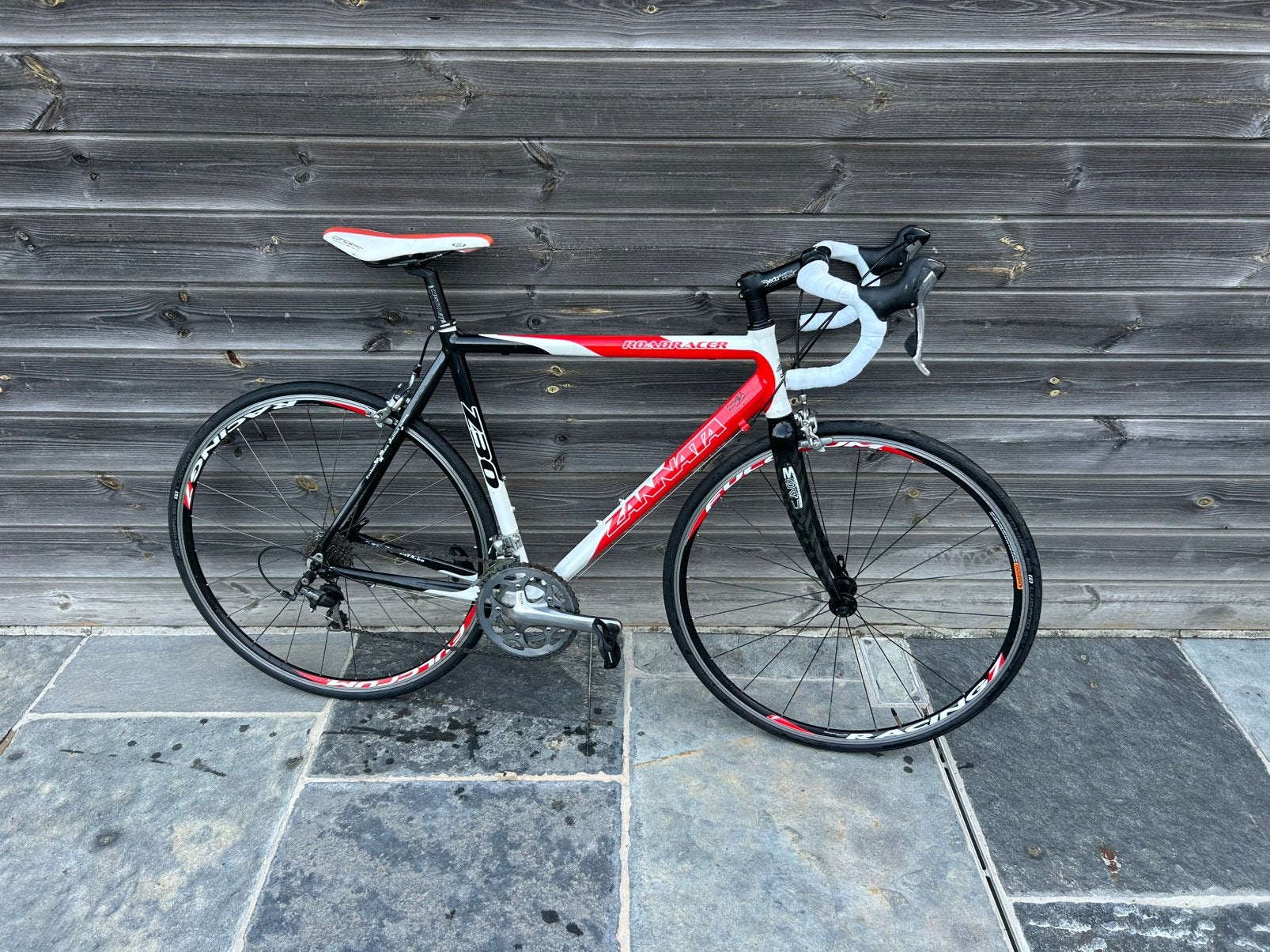 Zannata Z30 koersfiets - Shimano 105 - carbon voorvork, Fietsen en Brommers, Ophalen, Gebruikt, Aluminium, 53 tot 57 cm