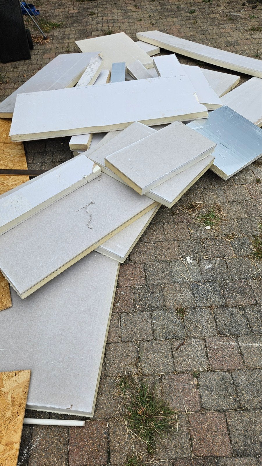 GRATIS isolatie + gyproc, Doe-het-zelf en Bouw, Platen en Panelen, Ophalen, Nieuw, Overige materialen, 20 tot 50 mm