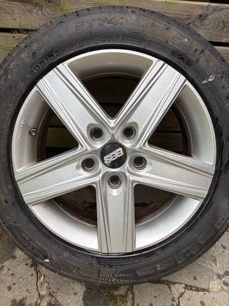 4 jantes alu 16” BBS - 5 trous, Enlèvement, 16 pouces, Jante(s)