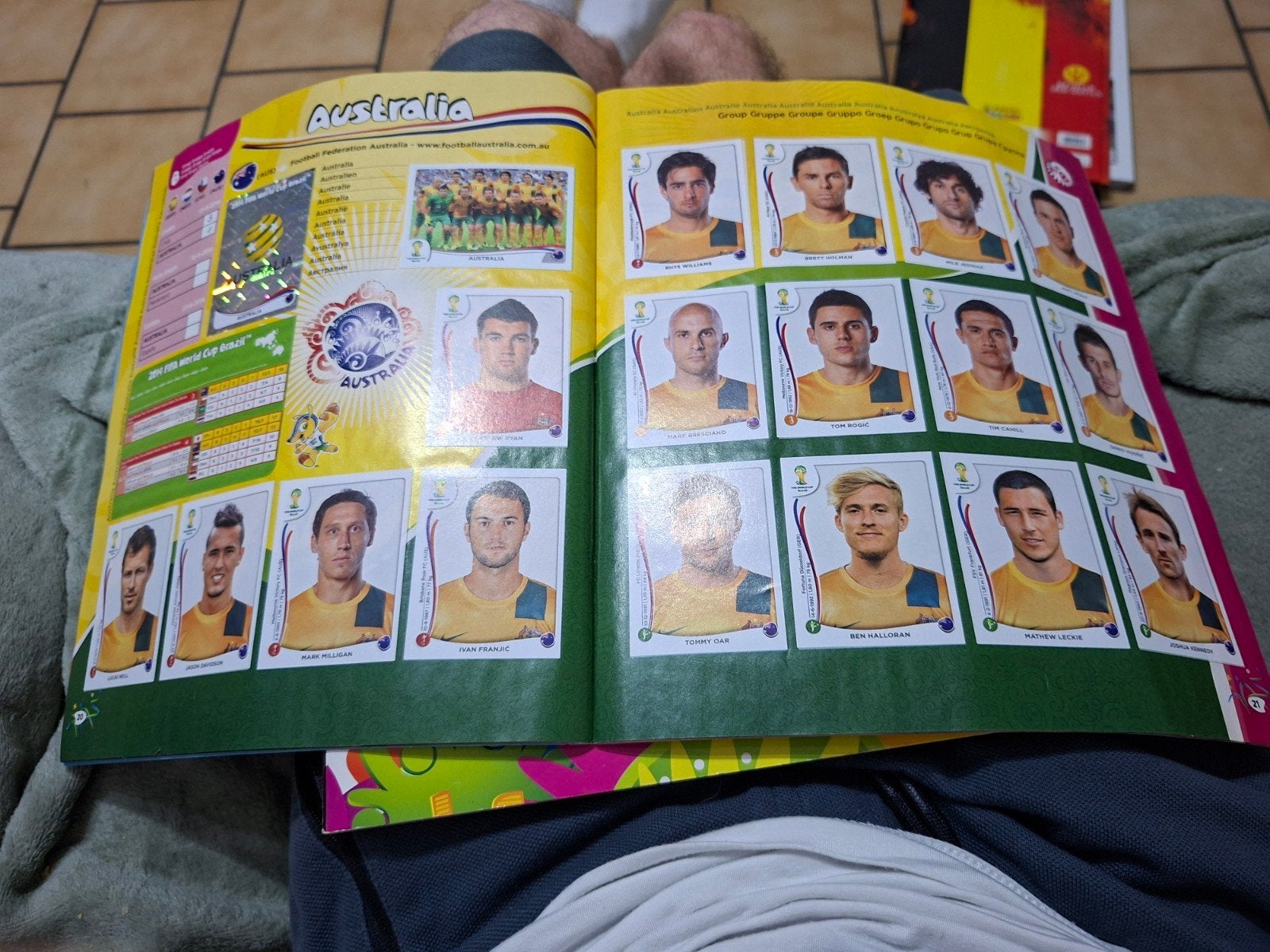 album panini Brésil 2014 complet, Tous les âges, Enlèvement ou Envoi, Utilisé