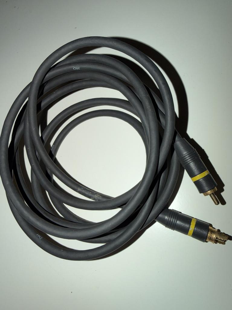 Audiokabel 3 m - prijs voor de 2 stuks, Ophalen of Verzenden, Zo goed als nieuw, 2 tot 5 meter, Luidsprekerkabel
