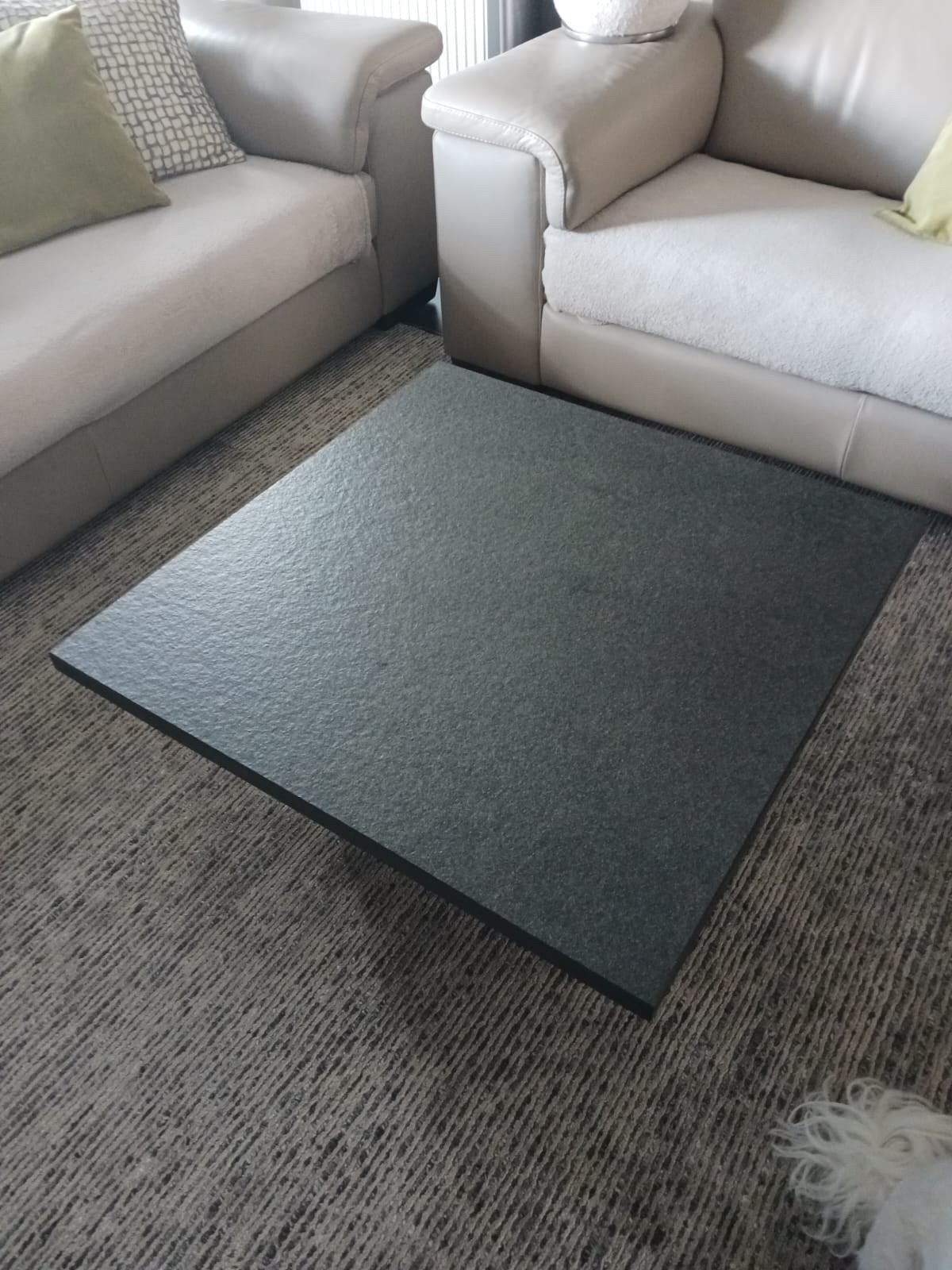 Table de salon en marbre, 50 – 75, 50 à 100 cm, Enlèvement, 50 à 100 cm