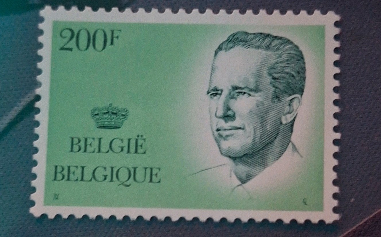 Postzegel koning boudewijn, Ophalen