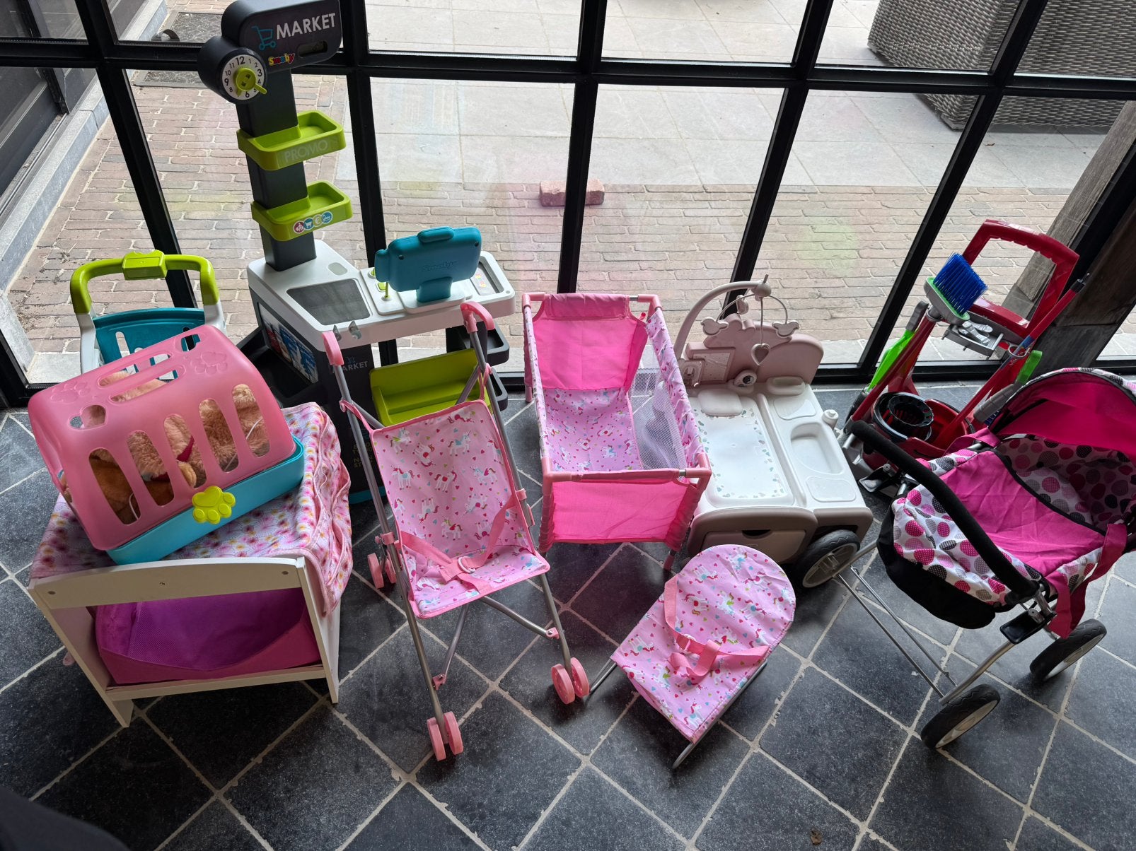 Set meisjes speelgoed, Kinderen en Baby's, Ophalen, Zo goed als nieuw
