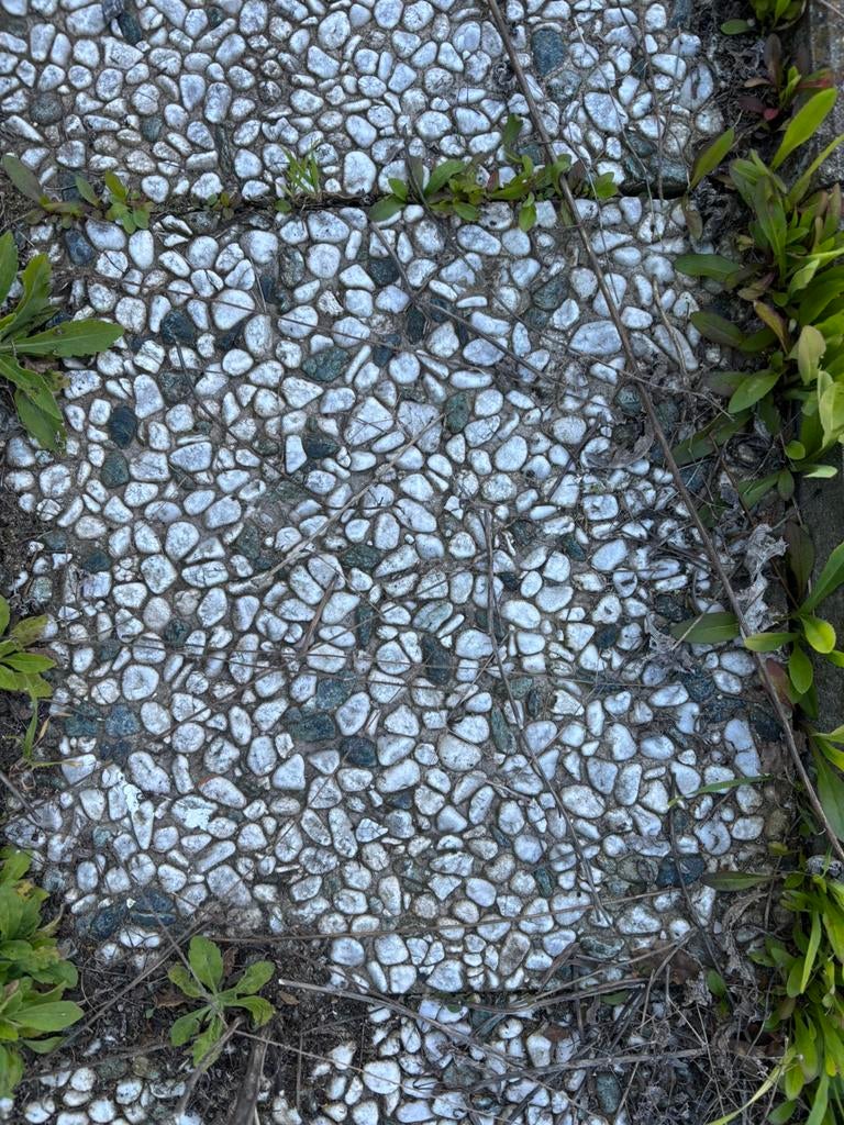 Gratis 117 stuks grindtegels voor terras. 40x40cm, Tuin en Terras, Tegels en Klinkers, Ophalen, Gebruikt, Beton, Terrastegels