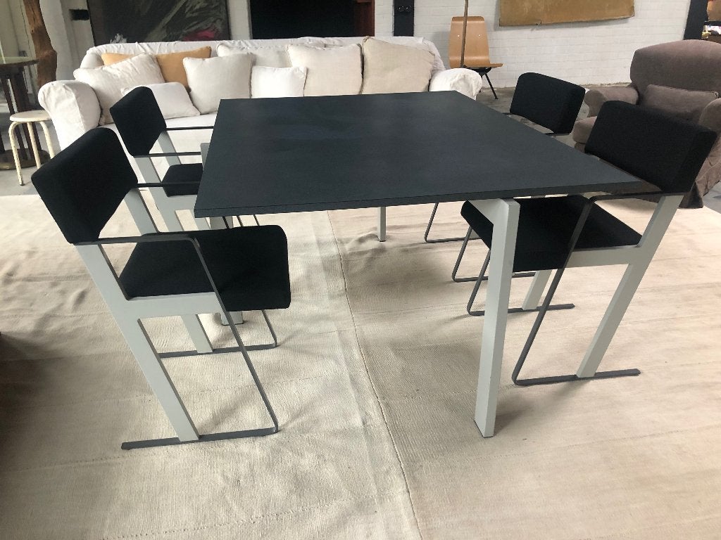Eethoek castelijn Spierenburg design vintage retro, Ophalen, Gebruikt, Vier personen, Overige houtsoorten