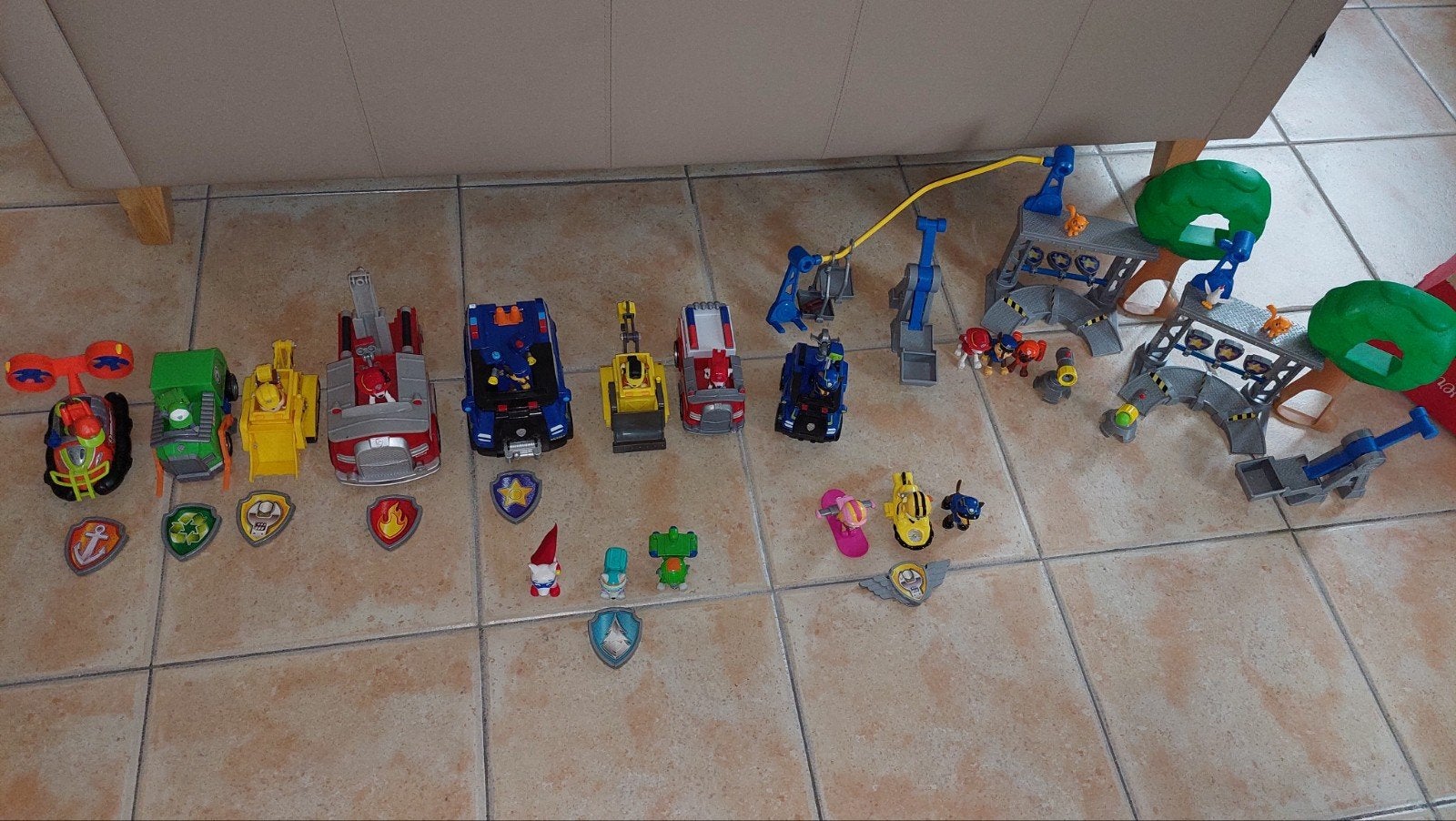 Paw Patrol lot trainingset voertuigen figuren, Ophalen, Gebruikt