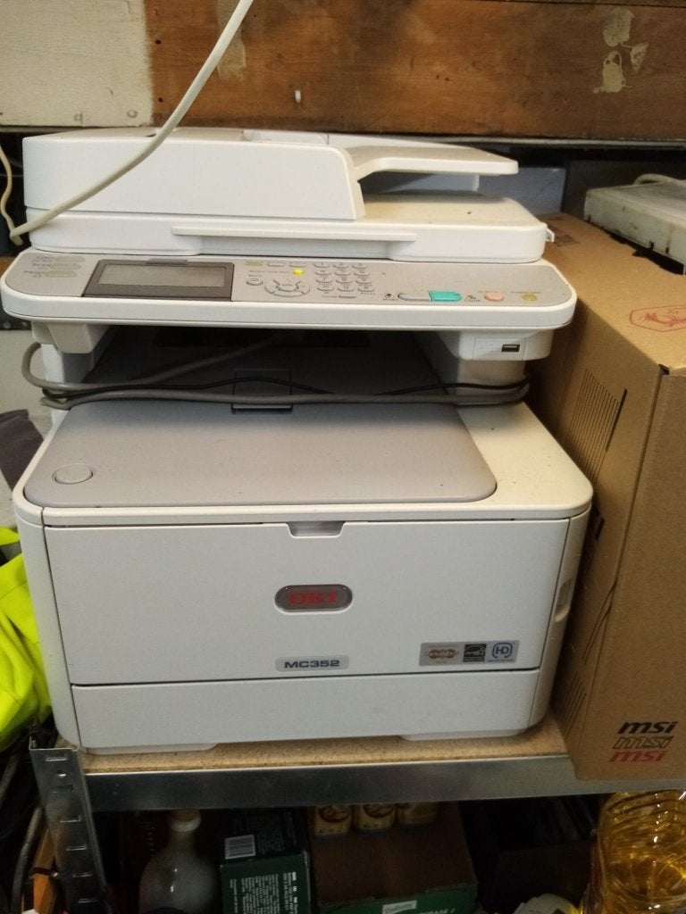 OKI MC352dn All-in-One Kleurenlaserprinter, Computers en Software, Ophalen, Gebruikt, OKI, All-in-one