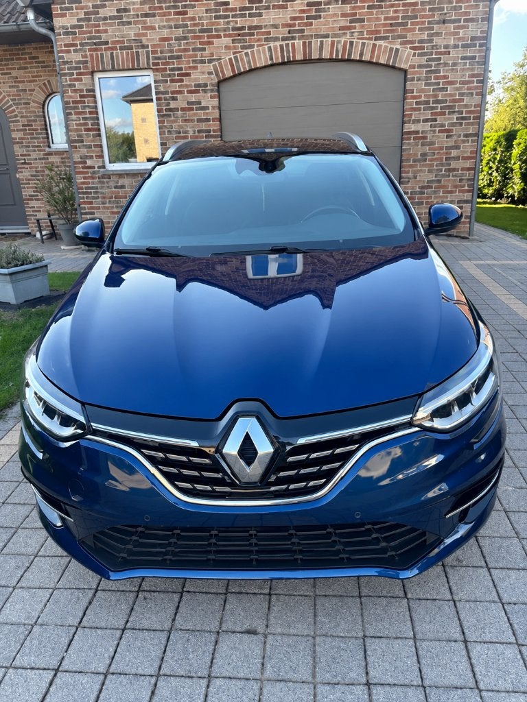 Renault Megane Mégane SW 1.5 Blue dCi Intens (EU6D, Auto's, Voorwielaandrijving, Blauw, Leder en Stof, Elektronische parkeerrem