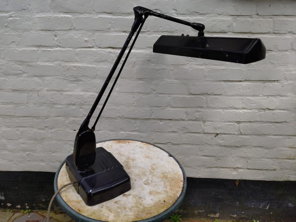 Lampe de bureau DAZOR avec bras pivotant, Antiquités & Art, Antiquités | Éclairage, Enlèvement