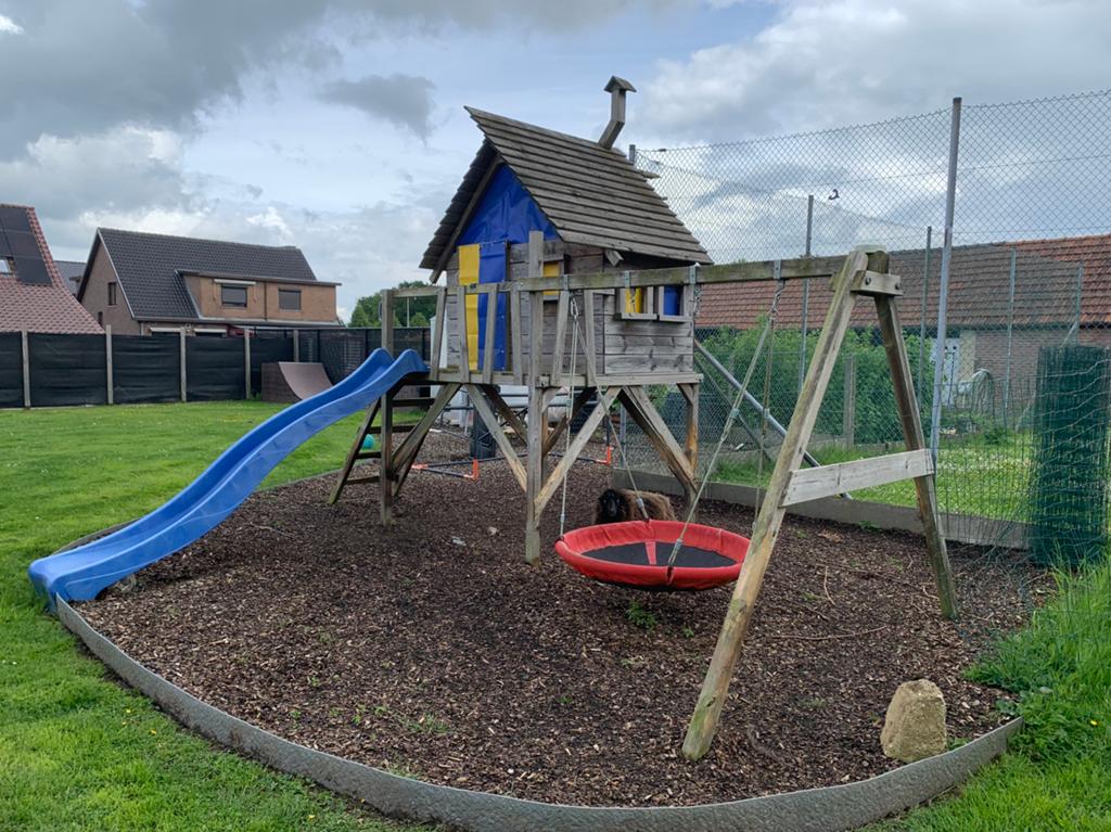 Speelhuisje Wickey, Kinderen en Baby's, Speelgoed | Buiten | Speeltoestellen, Ophalen, Gebruikt, Schommel