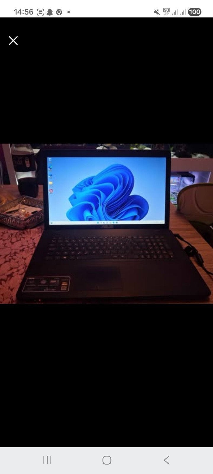 asus k751y amd a8-7410  17.3" 12gb+ssd 240gb+radeon r5.win11, 240gb, Asus, Enlèvement ou Envoi, 17 pouces ou plus