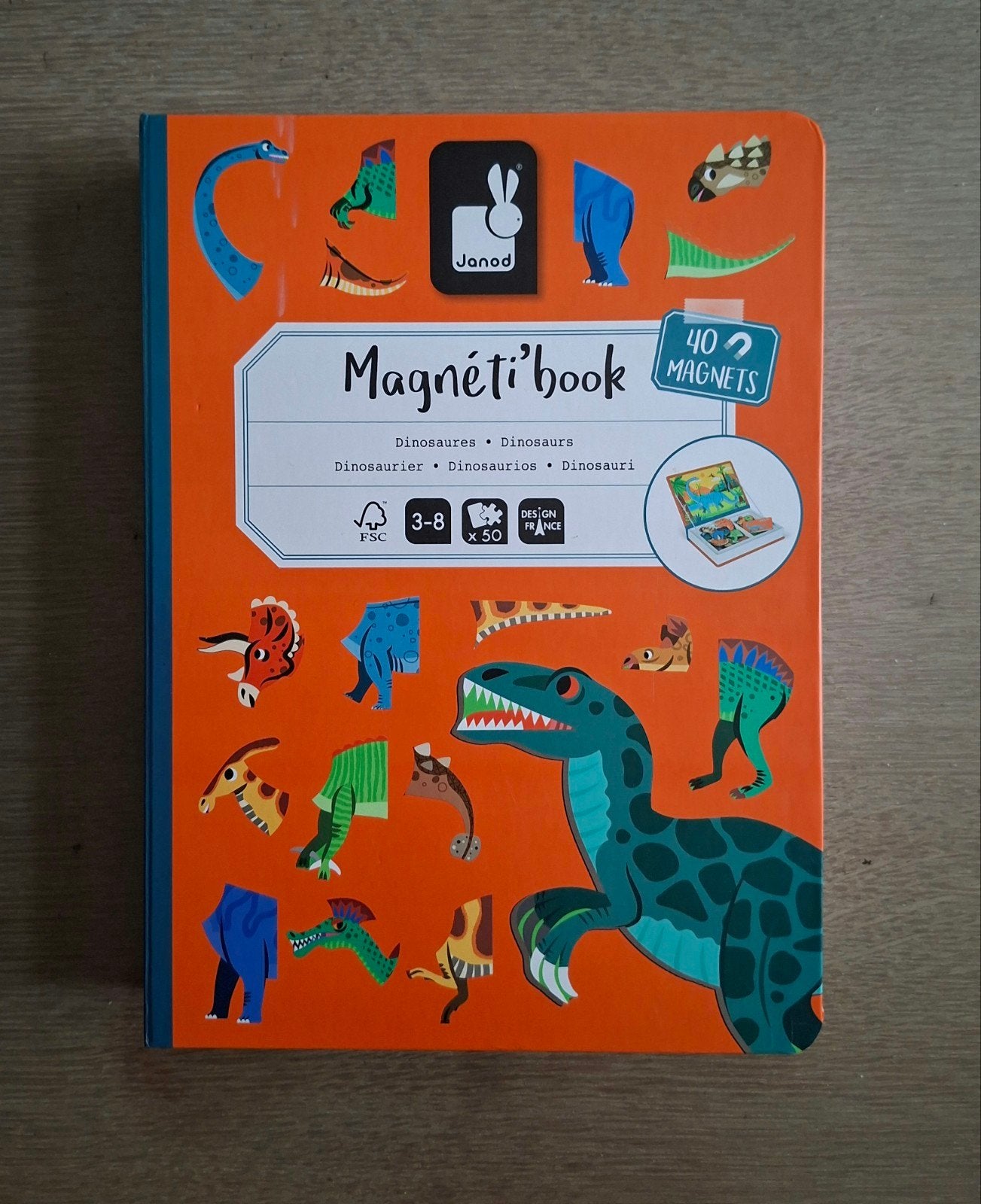 Magneetboek Dinosaurussen, Ophalen of Verzenden