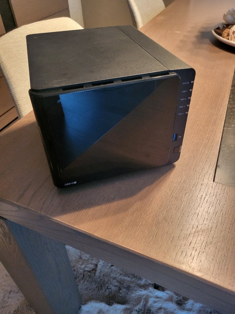 NAS - Synology DS916+ 8GB (4x HDD slots), Computers en Software, NAS, Ophalen, Gebruikt