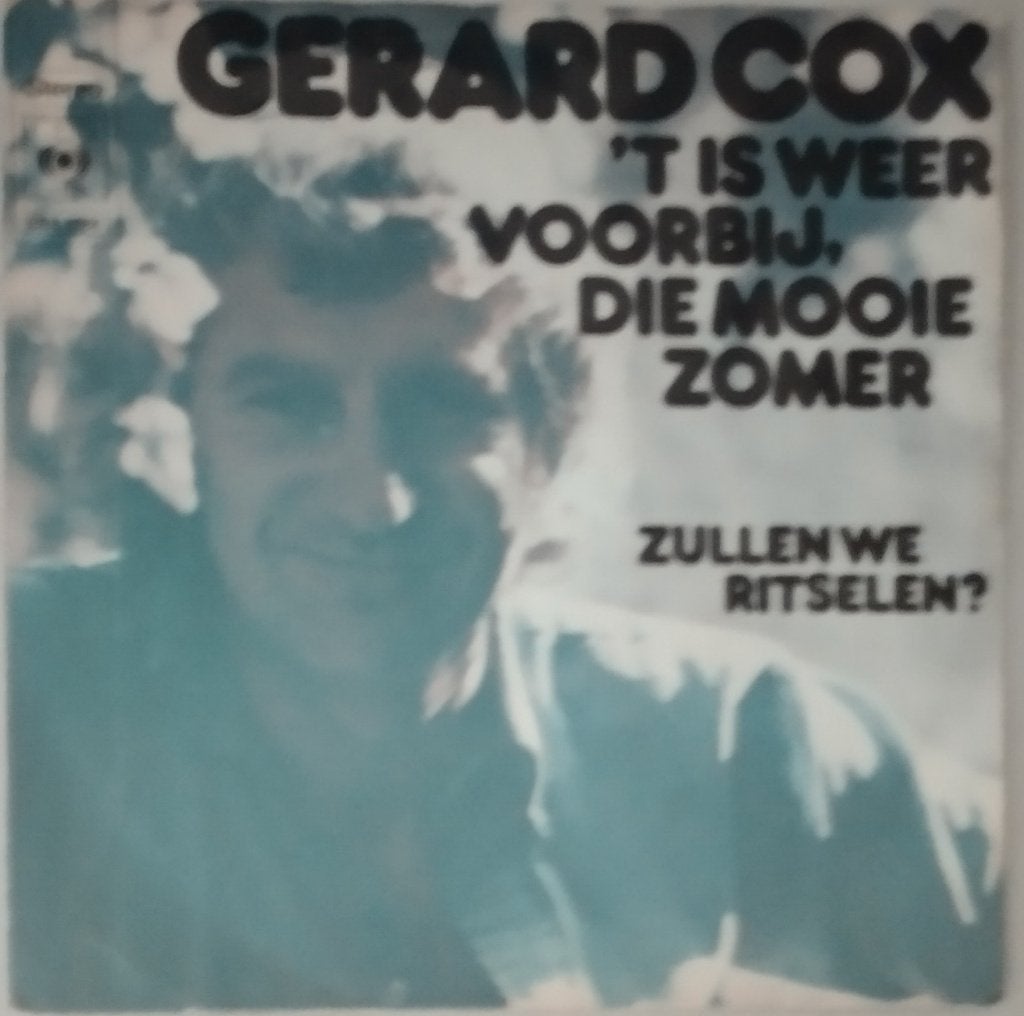 Gerard Cox -'t Is weer voorbij die mooie zomer, Fotohoes, 7 inch, Single, Ophalen of Verzenden