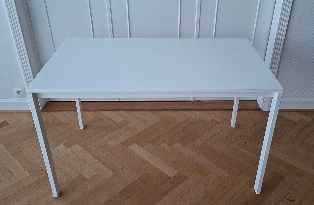 MELLTORP witte tafel (IKEA) - 125x75 cm, Ophalen, Gebruikt, 100 tot 150 cm, 50 tot 100 cm