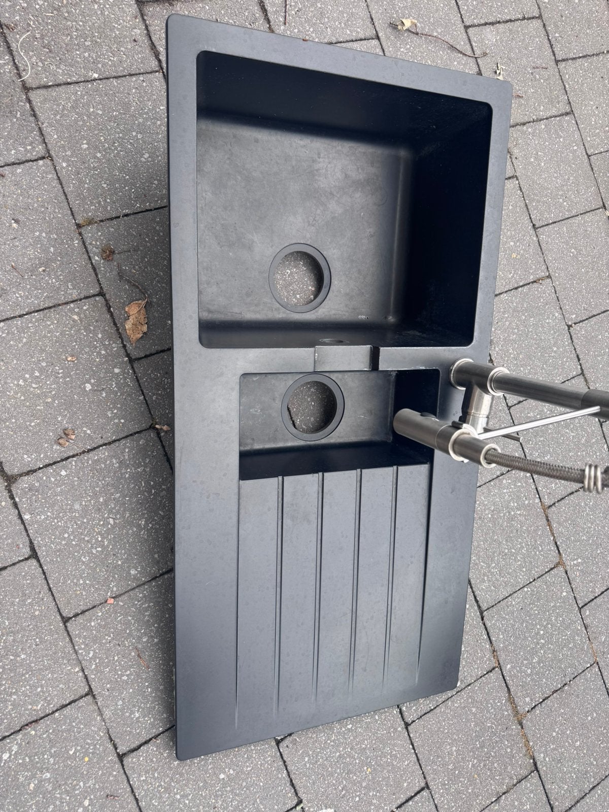 Spoelbak met kraan, Tuin en Terras, Ophalen, Gebruikt, Inbouw